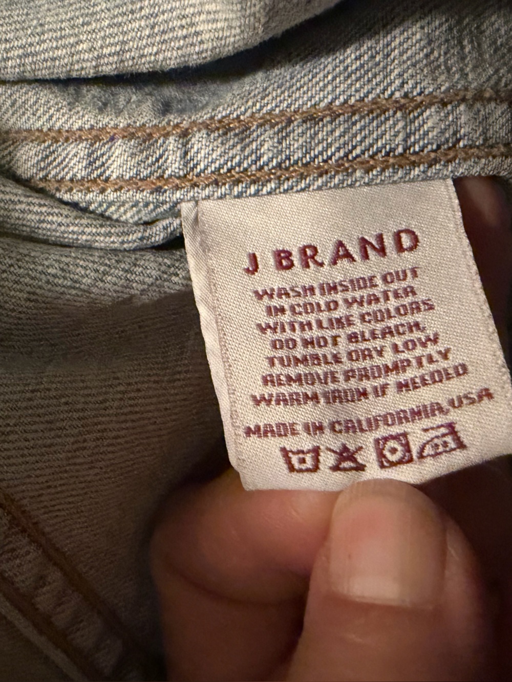 J Brand Classic Light Wash Denim Jacket - Small - Picture 11 of 13